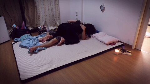Amateur Couple Voyeur Panting And Orgasm Intensely Girl On Top