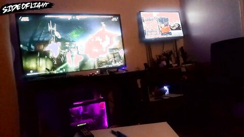 Fit White Guy Has Sex With Gamer Girl Sitting On Lap While Girl Plays M