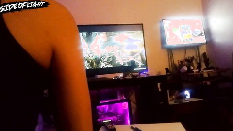 Fit White Guy Has Sex With Gamer Girl Sitting On Lap While Girl Plays M