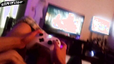 Fit White Guy Has Sex With Gamer Girl Sitting On Lap While Girl Plays M