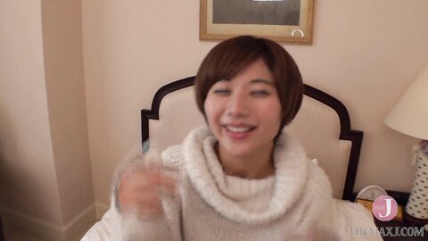 Haruchan 20 Years Old Is A Beautiful Boyish Girl With Very Short Hair