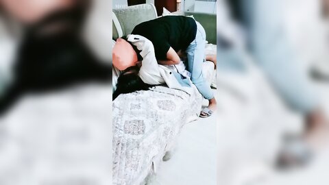 Dragging Her To The Bed For Sex