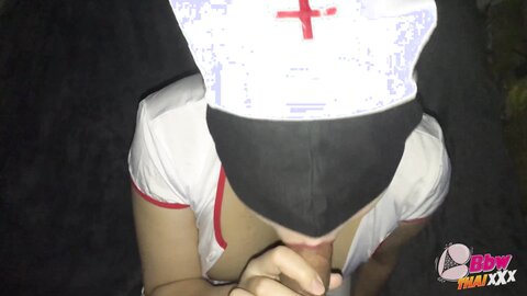 Hot Thai Girl In Nurse Uniform Cosplay Gets Fucked Her Pussy