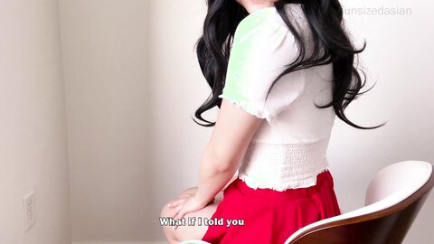 Funsizedasian Sch Lgirl Riding During Class