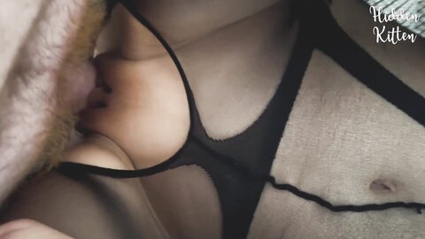 Busty Brunette Babe In Bodysuit Gets Busted On