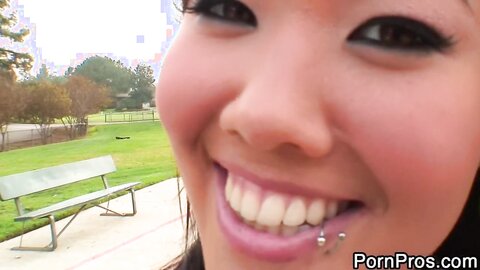 Asian Teen W Big Natural Tits London Keyes Brings Home Old Golfer To Fu