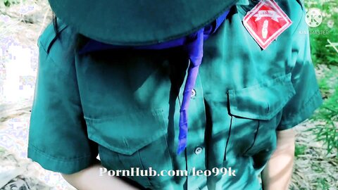 Thai Karen Girl สาวกะเหรี่ยง เนตรนารีหลงป่า อาสาพากลับบ้านได้เย็ดทีนึงด