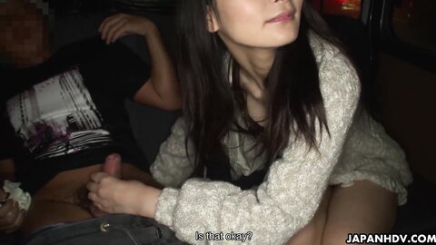 Japanese Girl Ako Nishino Cock Sucking In Car Uncensored