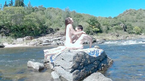Hot Couple Having Risky Sex On Public Beach And Bus Huge Double Cumshot John And Sky