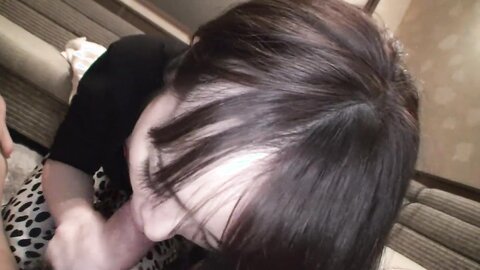 Innocent Looking Girl Blows Two Guys