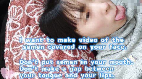 Bukkake An Amateur Mädchen Niinas Blow Job And Covered Sperm Her Fac