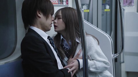 MOON-003 The Final Kiss Train Kisses With A Beautiful Girl Over And Over Again In An Empty Car Alone With No...