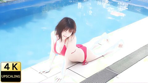 2022 グラビア黄金伝説（当時28歳）Enako Upscaling Japanese gravure idol