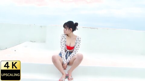 沢口愛華【】2022 グラビア黄金伝説（当時19歳）Aika Sawaguchi Upscaling Japanese gravure idol