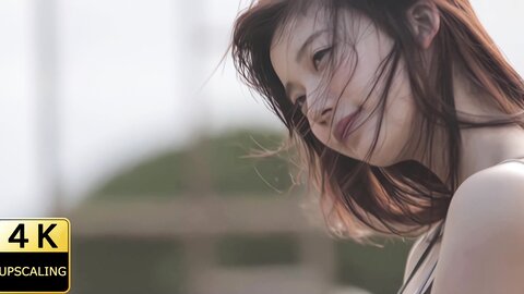 2018 グラビア黄金伝説（当時19歳）Yuka Ogura Upscaling Japanese gravure idol