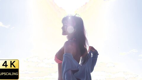 2018 グラビア黄金伝説（当時19歳）Yuka Ogura Upscaling Japanese gravure idol