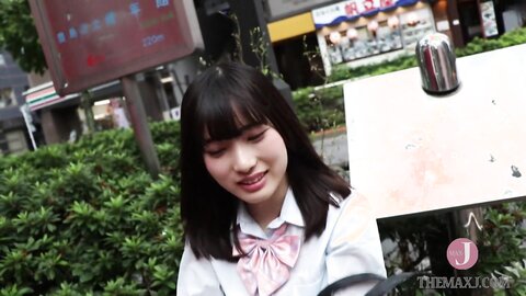 An Asian Shy Girl Desears Shool Uniform Cosplay Sex And Blowjob Finish