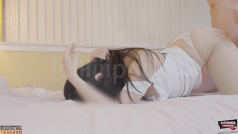 Asian Girl Asked Her Neibor A Favor 