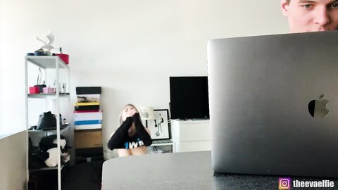 Eva Elfie Fucking Cuckold'S Girlfriend To Cum On Her Slutty Face