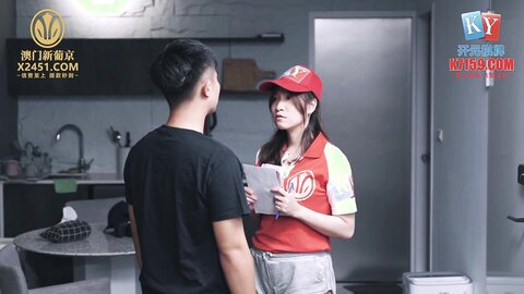 xsjky090快递小妹为了金钱甘愿沦为肉便器