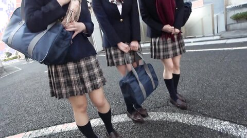 DVDMS-974 Good Friends On The Way Home From School ○ A Group Of Three School Students Challenge! If You Let...