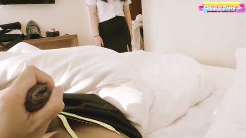 Thai Couple Getting Fucked Before Going To College โดนเย็ดก่อนไปมหาลัย