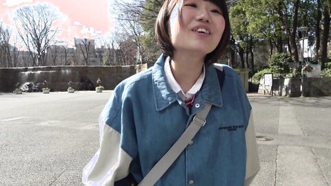KNSM-001 Complete Raw STYLE @ J-kei Shinma Candidate A Perverted Girl Who Loves Being Put Out Inside Riku...
