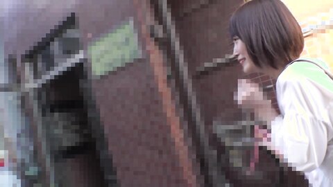 765ORECS-017 Bob Cut Mecha Kawa Women's College Student Kanon -chan (20 years old) -- Remobi Walk (^^;) Before...