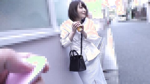 765ORECS-017 Bob Cut Mecha Kawa Women's College Student Kanon -chan (20 years old) -- Remobi Walk (^^;) Before...