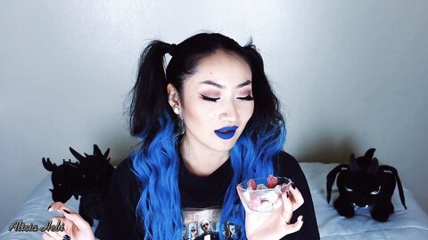 Alicia Hebi Eating Halloween Gummies With Me Not Porn