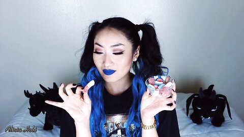 Alicia Hebi Eating Halloween Gummies With Me Not Porn
