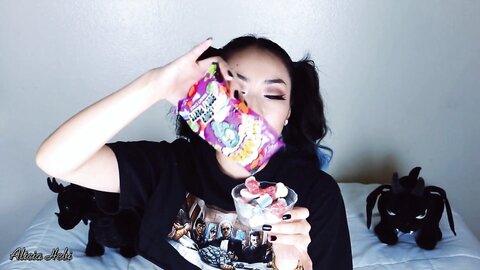 Alicia Hebi Eating Halloween Gummies With Me Not Porn