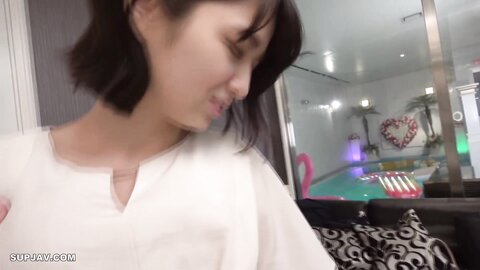 3069184 Exclusive2 ☆Stiff hair☆Pure and slender girl PT2☆Fucking in a love hotel with swimming pool