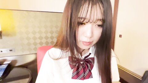 3071875-1 First time shooting and complete face out - idol level A neat transparent 18-year-old fresh current fat female student