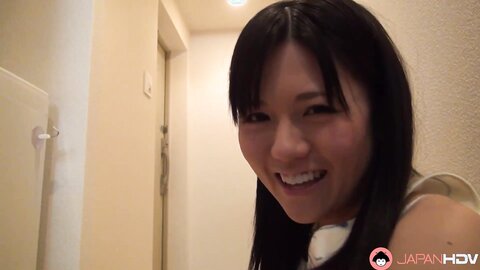 Japanese Brunette Mai Araki Sucks A Mans Dick In The Bathroom Uncensor