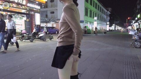 Fullfive 肇庆市高要区某步行街 02 04 2020 29053867 Walking Afterdinner