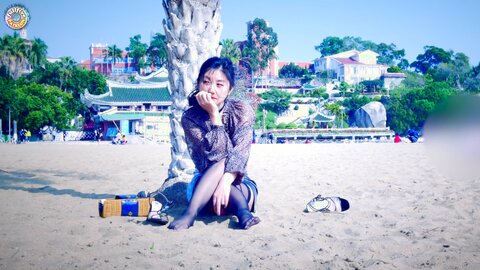 Fullfive 阳光沙滩 02 04 2020 29079298 Masturbating With Toy On The Public Beach