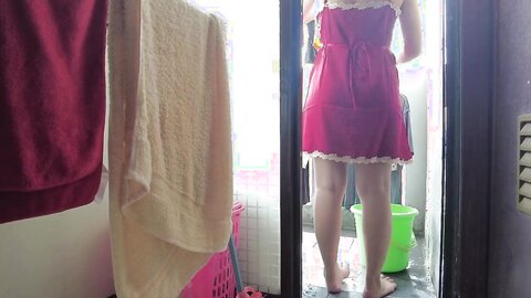 Indo Terbaru Main Ke Kontrakan Cewek Cantik Lagi Nyuci Baju