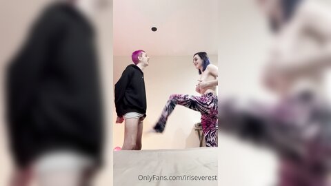 Iriseverest 05 02 2022 2353301842 If He Drops He Gets A Week In The Spiked Chastity Cage