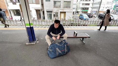 KSJK-015 -Hole In Bag- [140cm] Single Parent Boston Bag Daughter Kana Yura