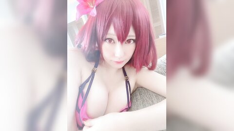 [Cosplay][HERESY] Ringo Mitsuki 林檎蜜紀 - more!! Naughty Scathach もっと！！エッチなスカサハの人 (FGO) (13)