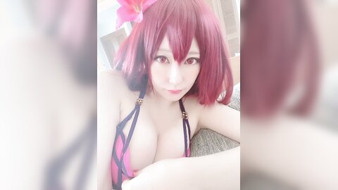 [Cosplay][HERESY] Ringo Mitsuki 林檎蜜紀 - more!! Naughty Scathach もっと！！エッチなスカサハの人 (FGO) (13)