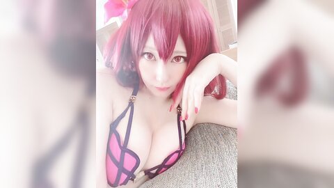 [Cosplay][HERESY] Ringo Mitsuki 林檎蜜紀 - more!! Naughty Scathach もっと！！エッチなスカサハの人 (FGO) (13)