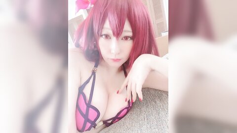 [Cosplay][HERESY] Ringo Mitsuki 林檎蜜紀 - more!! Naughty Scathach もっと！！エッチなスカサハの人 (FGO) (13)