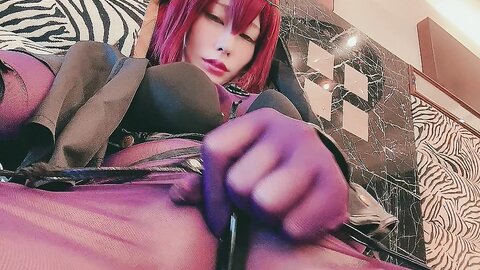 [Cosplay][HERESY] Ringo Mitsuki 林檎蜜紀 - more!! Naughty Scathach もっと！！エッチなスカサハの人 (FGO) (8)