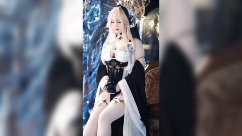 [Cosplay] BANBANKO 半半子 - Implacable Nun インプラカブル 修道女 (Azur Lane) (4)