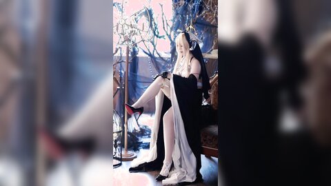 [Cosplay] BANBANKO 半半子 - Implacable Nun インプラカブル 修道女 (Azur Lane)