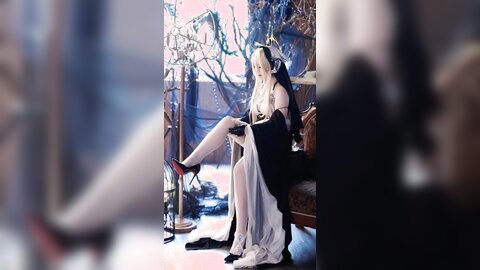 [Cosplay] BANBANKO 半半子 - Implacable Nun インプラカブル 修道女 (Azur Lane)