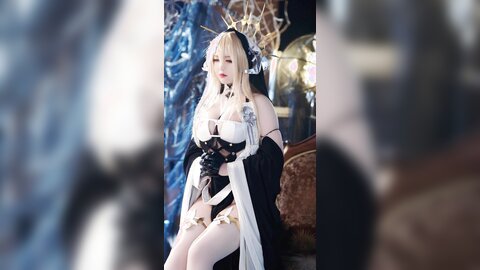 [Cosplay] BANBANKO 半半子 - Implacable Nun インプラカブル 修道女 (Azur Lane)