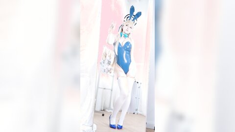 [Cosplay] BANBANKO 半半子 - Asuma Toki Bunny 飛鳥馬トキBunny (Blue Archive) (2)